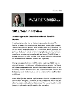 2019 Highlights cover